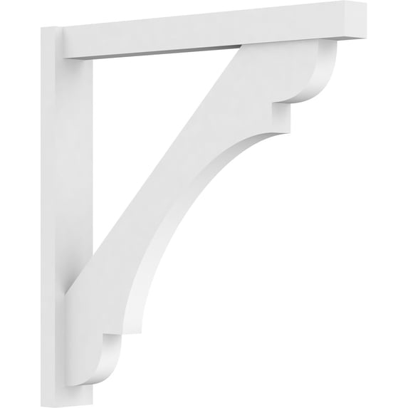 5"W X 36"D X 36"H Olympic Architectural Grade PVC Outlooker with Block Ends