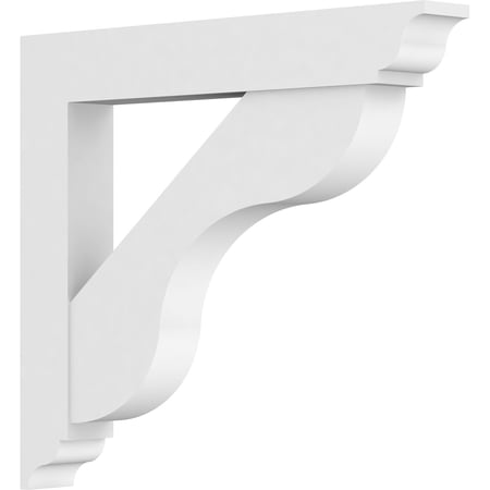 5"W X 36"D X 36"H Standard Carmel Architectural Grade Pvc Bracket With Traditional Ends