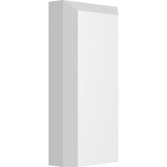5"W x 10"H x 1"P Standard Foster Plinth Block with Square Edge (4-Pack)