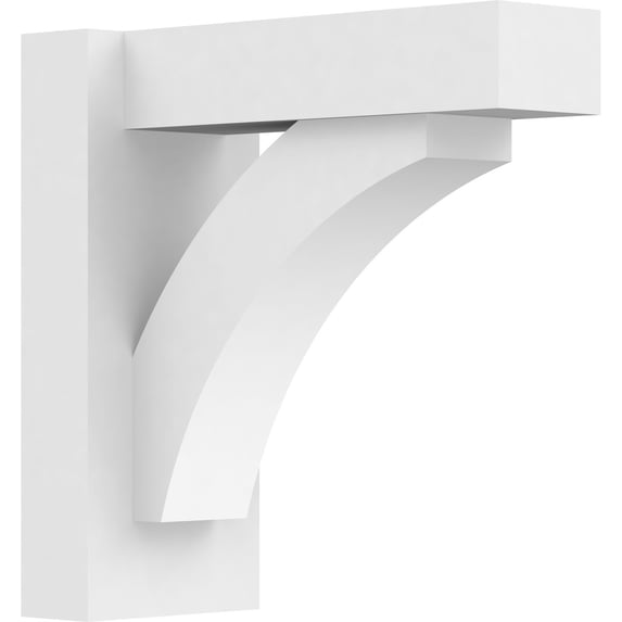 5"W x 12"D x 12"H Thorton Architectural Grade PVC Outlooker with Block Ends