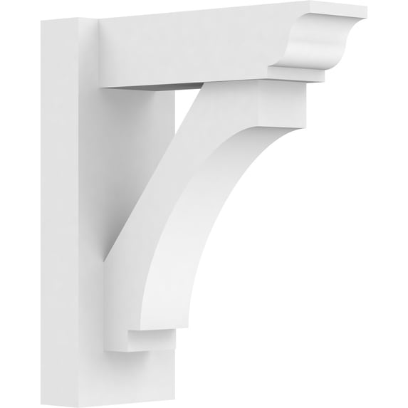 5"W x 12"D x 14"H Imperial Architectural Grade PVC Outlooker with Traditional Ends
