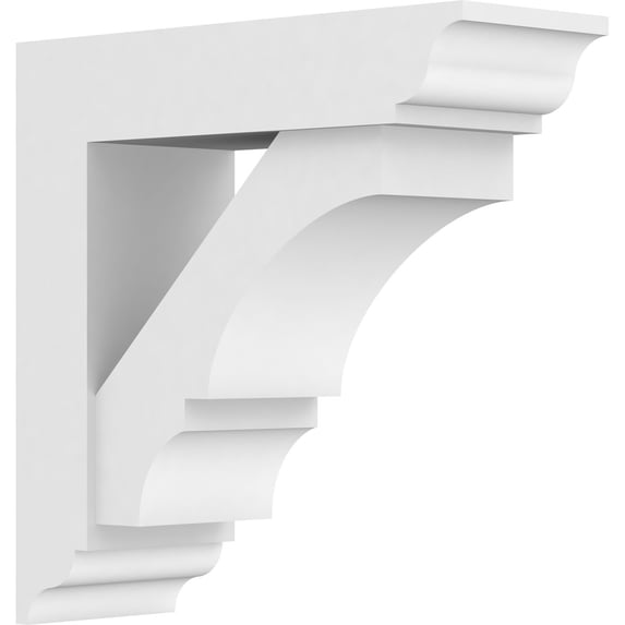 5"W x 14"D x 14"H Standard Balboa Architectural Grade PVC Bracket With Traditional Ends