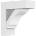 thumbnail image 1 of 5"W x 14"D x 14"H Standard Olympic Architectural Grade PVC Bracket with Block Ends, 1 of 11