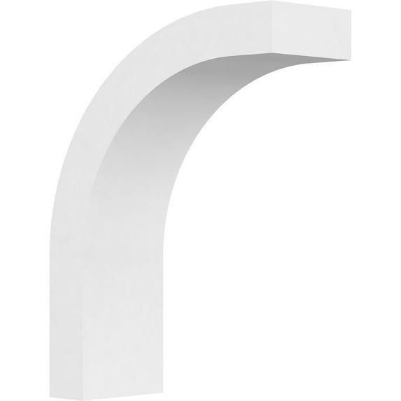 5"W x 14"D x 18"H Standard Heritage Architectural Grade PVC Knee Brace