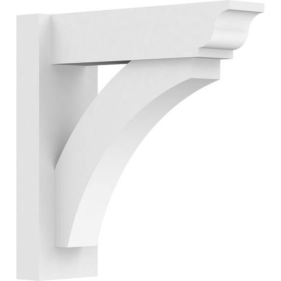 5"W x 16"D x 16"H Thorton Architectural Grade PVC Outlooker with Traditional Ends