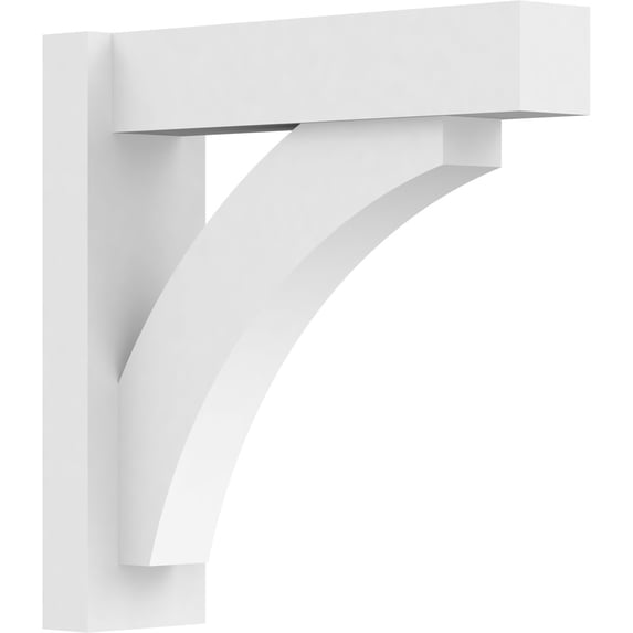 5"W x 18"D x 18"H Thorton Architectural Grade PVC Outlooker with Block Ends