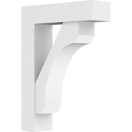 5"W x 18"D x 24"H Standard Legacy Architectural Grade PVC Bracket With Block Ends