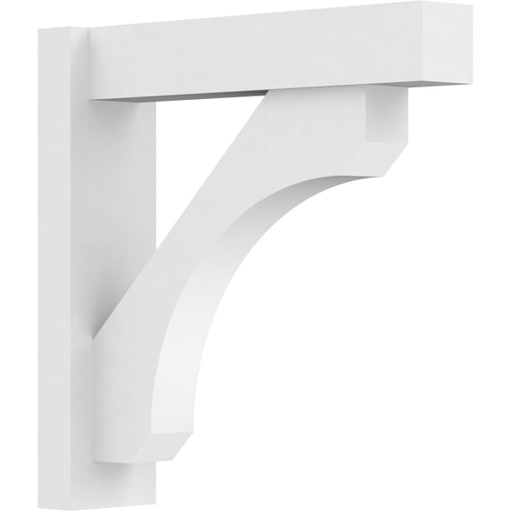 5"W x 20"D x 20"H Legacy Architectural Grade PVC Outlooker with Block Ends