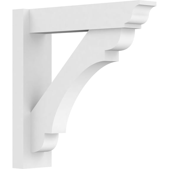 5"W x 20"D x 20"H Olympic Architectural Grade PVC Outlooker with Traditional Ends