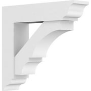 5"W x 20"D x 20"H Standard Balboa Architectural Grade PVC Bracket With Traditional Ends