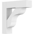 thumbnail image 1 of 5"W x 20"D x 20"H Standard Carmel Architectural Grade PVC Bracket With Block Ends, 1 of 8