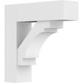 thumbnail image 1 of 5"W x 20"D x 20"H Standard Merced Architectural Grade PVC Bracket with Block Ends, 1 of 11