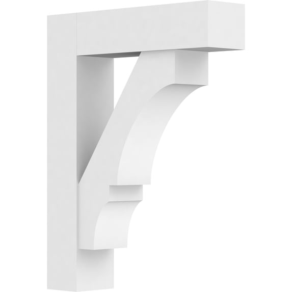 5"W x 20"D x 26"H Standard Balboa Architectural Grade PVC Bracket With Block Ends