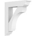 thumbnail image 1 of 5"W x 20"D x 26"H Standard Legacy Architectural Grade PVC Bracket with Traditional Ends, 1 of 8