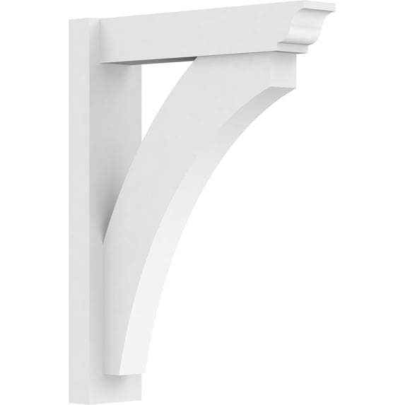 5"W x 20"D x 26"H Thorton Architectural Grade PVC Outlooker with Traditional Ends