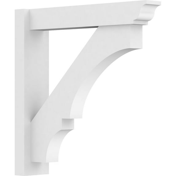 5"W x 24"D x 24"H Balboa Architectural Grade PVC Outlooker with Traditional Ends