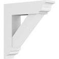 thumbnail image 1 of 5"W x 24"D x 24"H Standard Traditional Architectural Grade PVC Bracket with Traditional Ends, 1 of 11