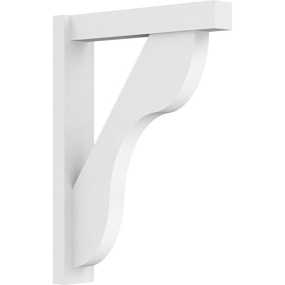 5"W x 24"D x 32"H Carmel Architectural Grade PVC Outlooker with Block Ends