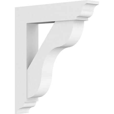 5"W x 24"D x 32"H Standard Carmel Architectural Grade PVC Bracket With Traditional Ends