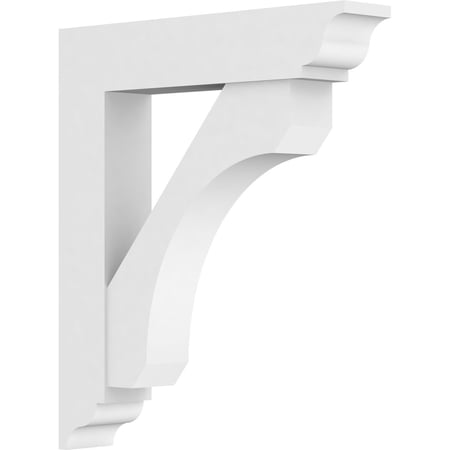 5"W x 24"D x 32"H Standard Legacy Architectural Grade PVC Bracket with Traditional Ends