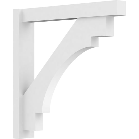 5"W x 30"D x 30"H Merced Architectural Grade PVC Outlooker with Block Ends