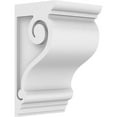 thumbnail image 1 of 5"W x 5"D x 10"H Standard Scroll Architectural Grade PVC Corbel, 1 of 9