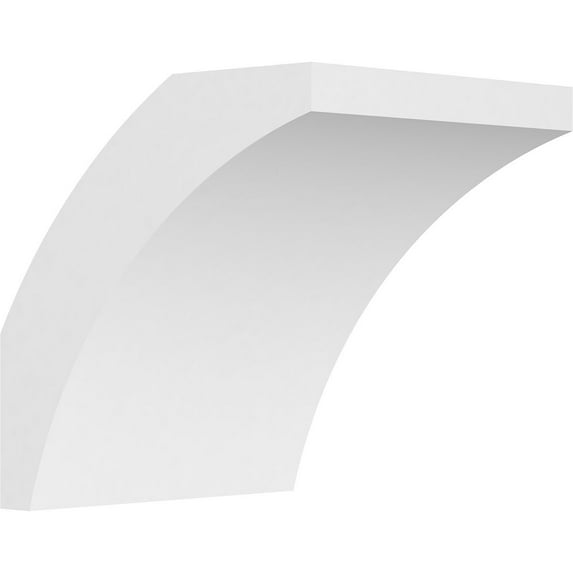 5"W x 6"D x 6"H Standard Thorton Architectural Grade PVC Knee Brace