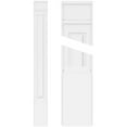 thumbnail image 1 of 5"W x 82"H x 2"P Raised Panel PVC Pilaster w/Decorative Capital & Base (Pair), 1 of 18