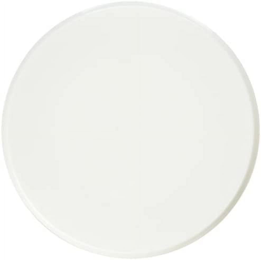 5" WHITE Door Stop Wall Protector, Knob/Handle Guard SMOOTH Round