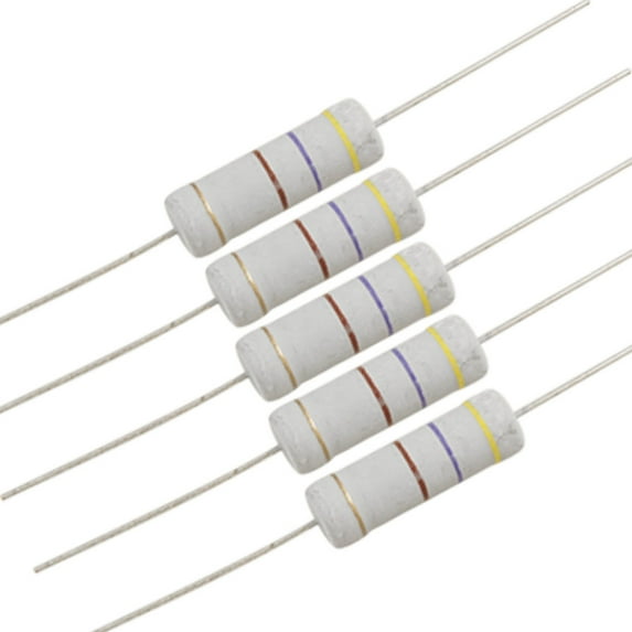 5 Watt 470 ohm Metal Oxide Film Resistors 5W 470R 10Pcs
