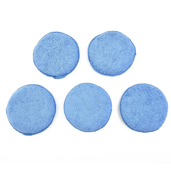 5 Wax Microfiber Applicator Car Sponge Pad Polishing Pads Soft Care Auto Fangkenuo
