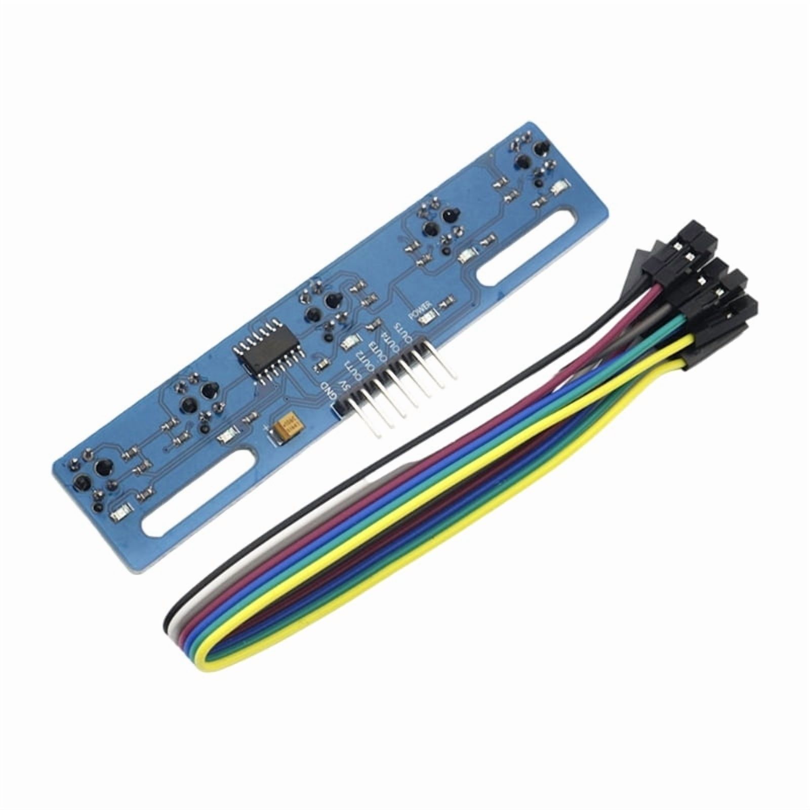 5 Way Black and White Line Recognition Sensor Module Tracking ...