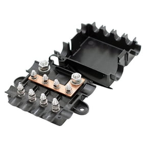 5 Way Connection Fuses Box for Car Auto Boat Easy Installation Fuses Holder Power Distribution Busbar