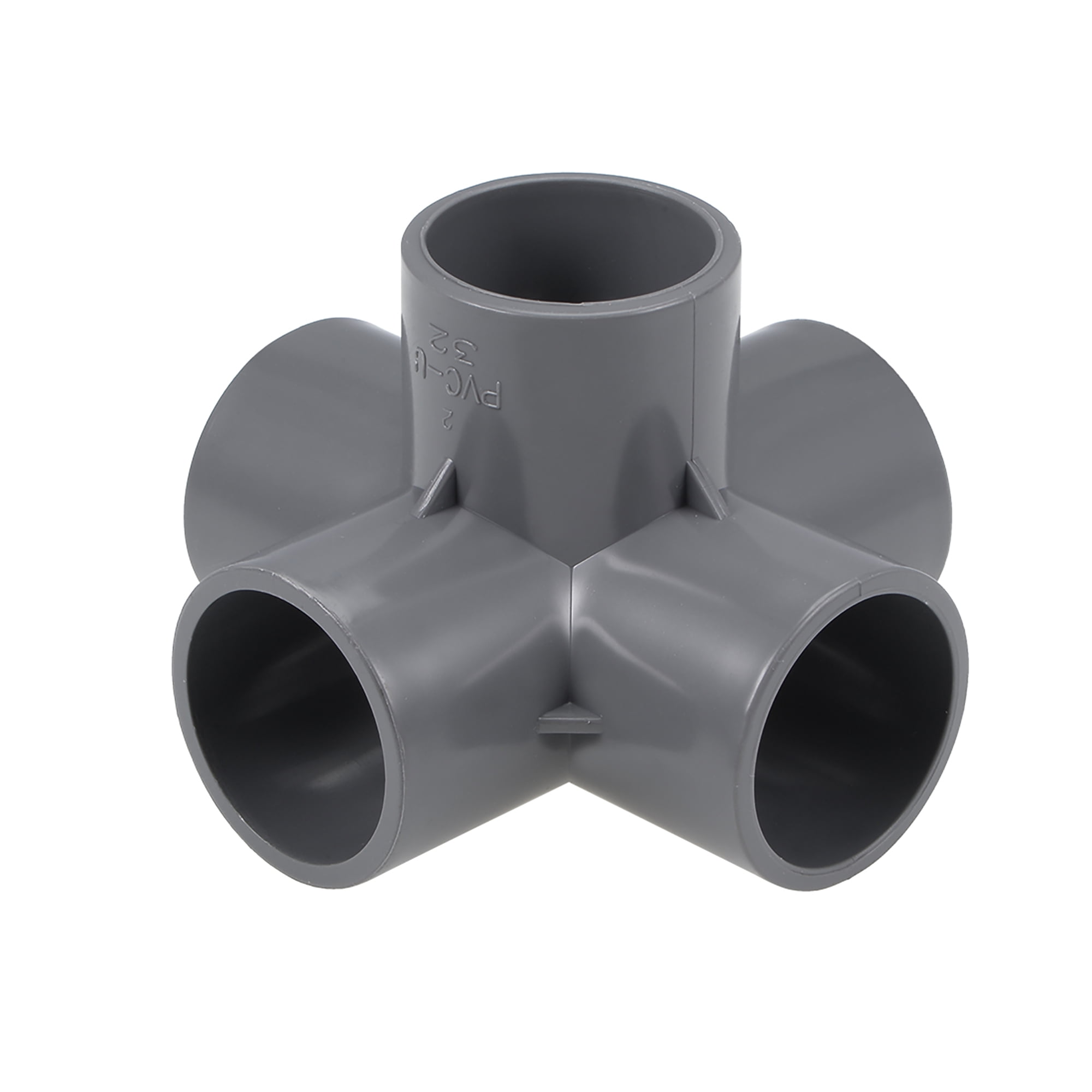 5 Way Elbow PVC Pipe Fitting Furniture Grade 1 inch Size Tee