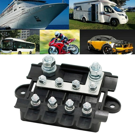 5 Way HEAVY DUTY Power Distribution Fuse Box Block FOR Mega FOR Midi 12V & 24V