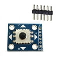 thumbnail image 1 of 5-Way Navigation Key Module 5D Rocker Microcontroller Multi-Function Portable Convenient Keyboard Switch Module,10 x 5-Way Switch Module 10 x Single Row Of Pins 6pin,As shown, 1 of 8
