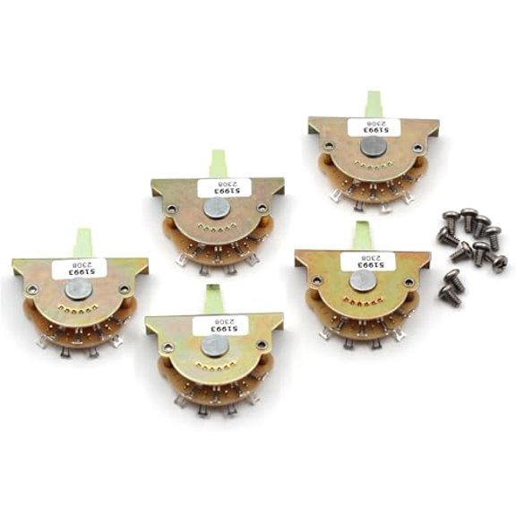 5-Way Switch for Stratocaster and Telecaster - Guitar Pickup Selector Switch (5X)$$Music