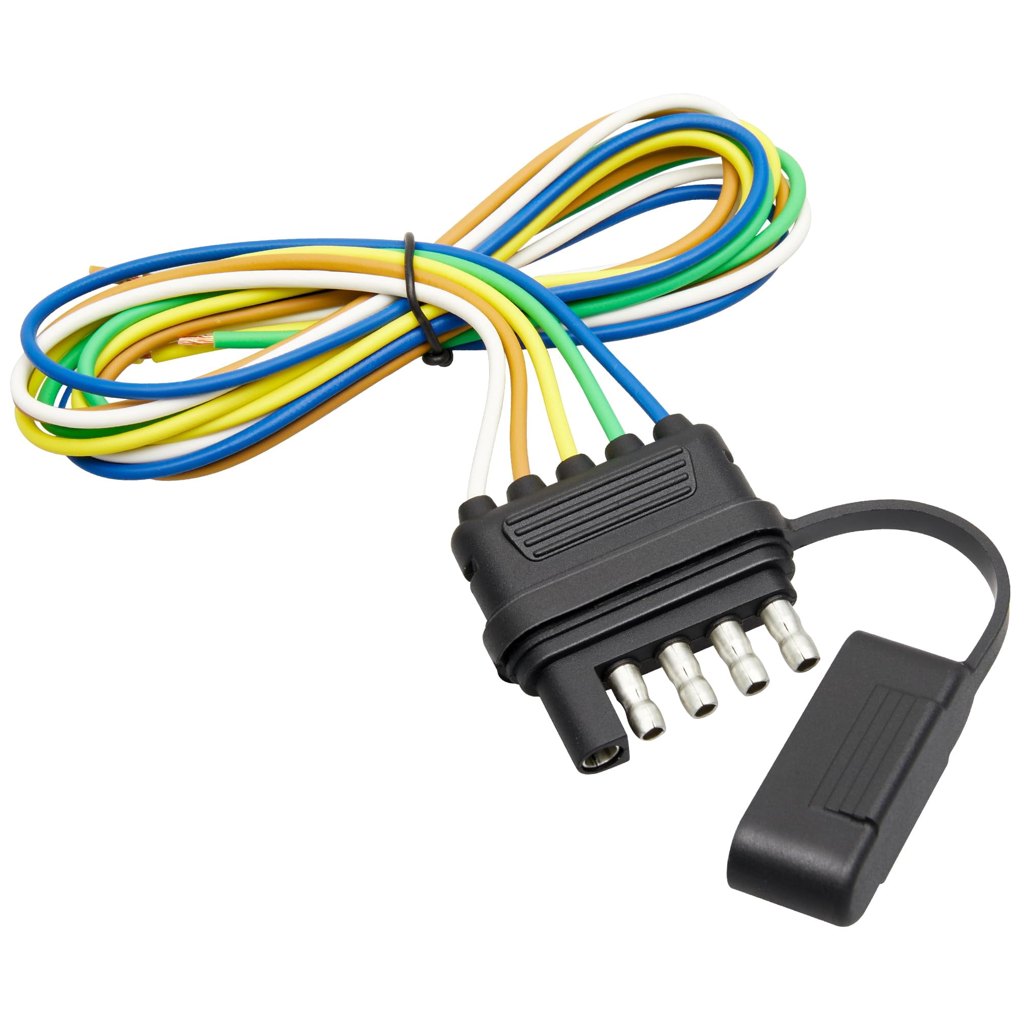 Wire Color Code Pu 5 Way Trailer Wiring Harness 22 Inch Pigtail with 5 Pin Male Connector ...