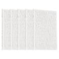 thumbnail image 1 of 5 White Scouring Pads (14*9 Cm), Mohdy Plastic Household Cleaning Cloth, Grey White Scouring for Household Kitchen Dishwashing Brushing Pots and Cleaning Utensils Scouring for Cleaning, 5, 1 of 9