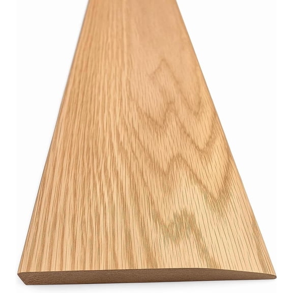 5" Wide X 5/8" HIGH Unfinished Oak Half Threshold (Reducer Threshold) (6 FT)