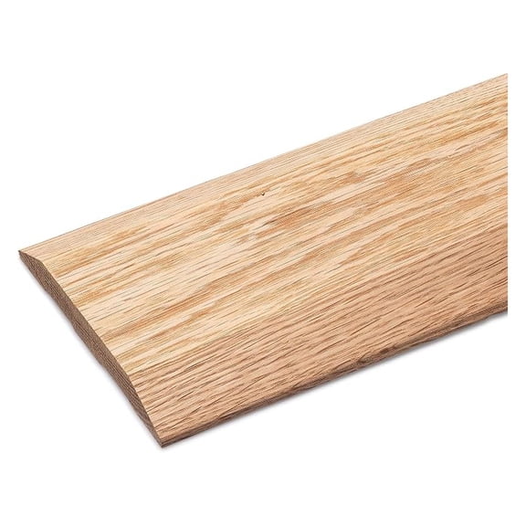 5" Wide x 5/8" High Oak Threshold Pre-Drilled w/ Included (3 FT Long)