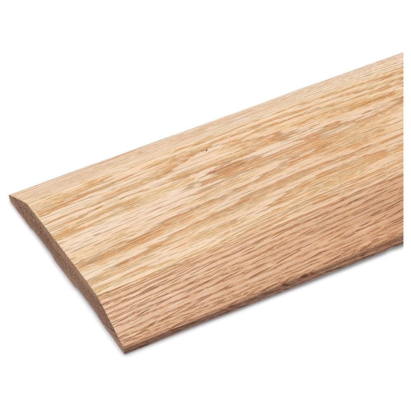 5" Wide x 5/8" High Oak Threshold Pre-Drilled w/ Included (6 FT Long)
