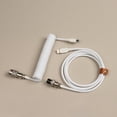 thumbnail image 1 of 5 Wire Coiled Spring Cable Double Sleeve USB Braided Cable Fast Charger Mechanical Keyboard Coiled Cable, 1 of 5