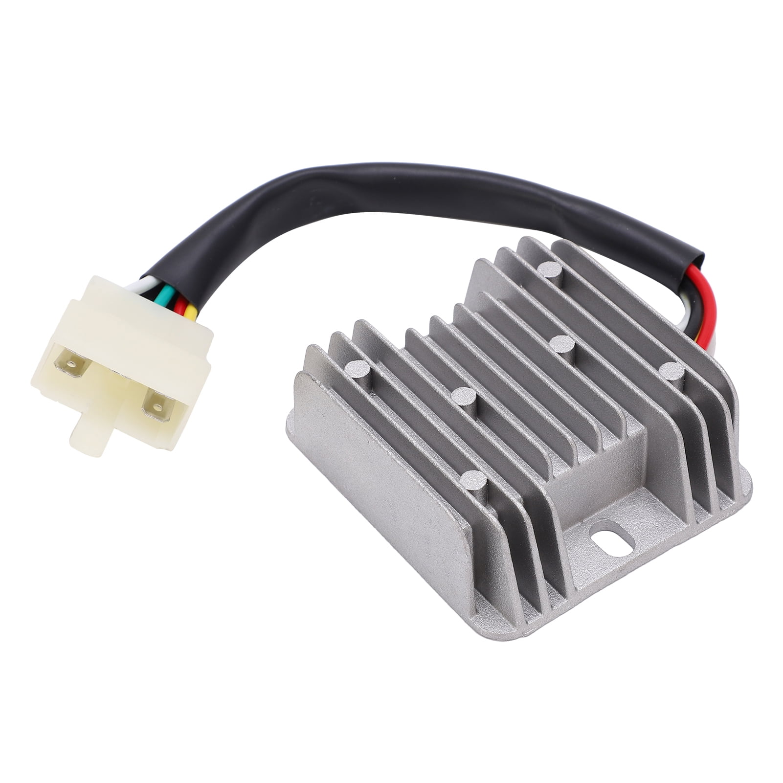 5 Wire Motorcycle Voltage Regulator Rectifier Flat Head Male Plug for