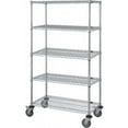 thumbnail image 1 of 5-Wire Shelf Mobile Cart - 74 in., 1 of 1