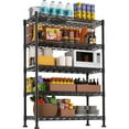 thumbnail image 1 of 5-Wire Shelving Metal Storage Rack Adjustable Shelves,17.7" D×47.3" W×72.3" H Standing Storage Shelf Units for Laundry Bathroom Kitchen Pantry Closet, 1 of 6