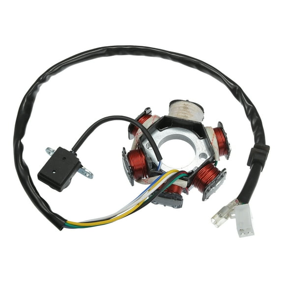 5 Wires 6 Pole DC Motorcycle Magneto Stator for 125cc 150cc GY6 Engine for ATV Scooter Go-Kart UTV