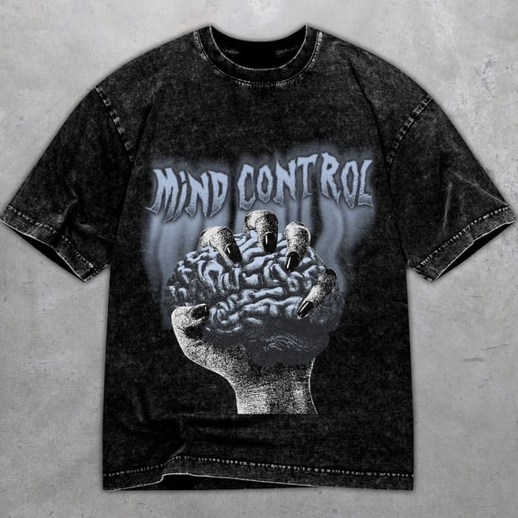 5 Wolf Grey 5s Light Graphite Color Washed Shirt, Mind Control, Shirts Match Sneakers