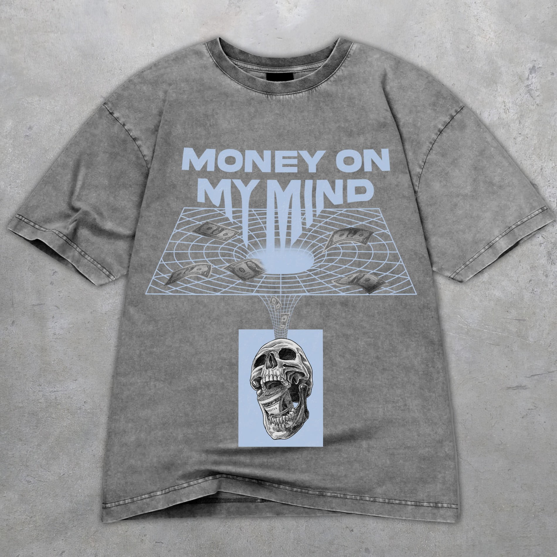 5 Wolf Grey 5s Light Graphite Color Washed Shirt, Money Mind, Shirts ...