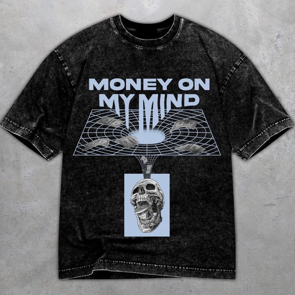 5 Wolf Grey 5s Light Graphite Color Washed Shirt, Money Mind, Shirts Match Sneakers